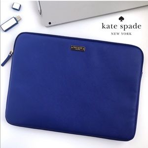 Kate Spade Blue Saffiano 13” MacBook Sleeve